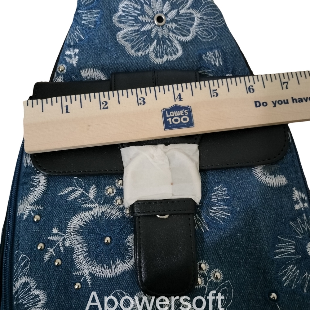 Denim backpack - Picture 8 of 11